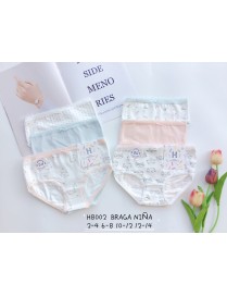 PACK BRAGA NIÑA 3PCS